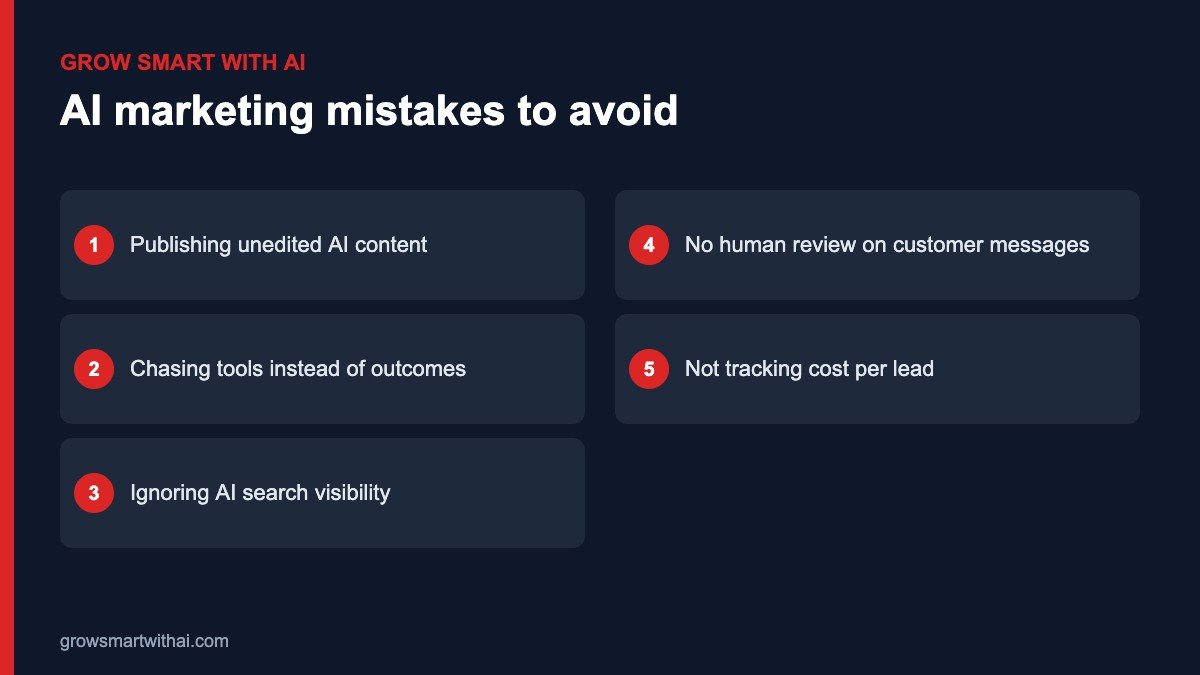 Common AI marketing mistakes Indian startups make
