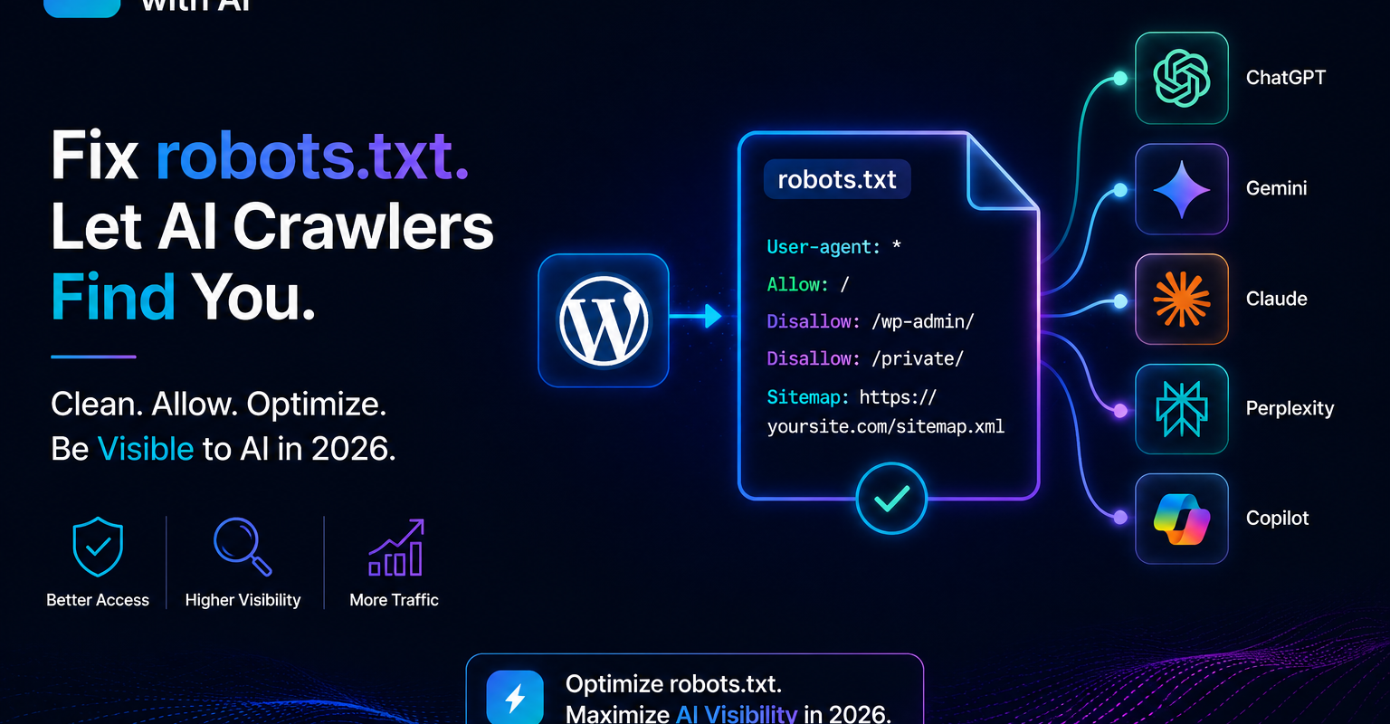 Fix robots.txt for AI visibility