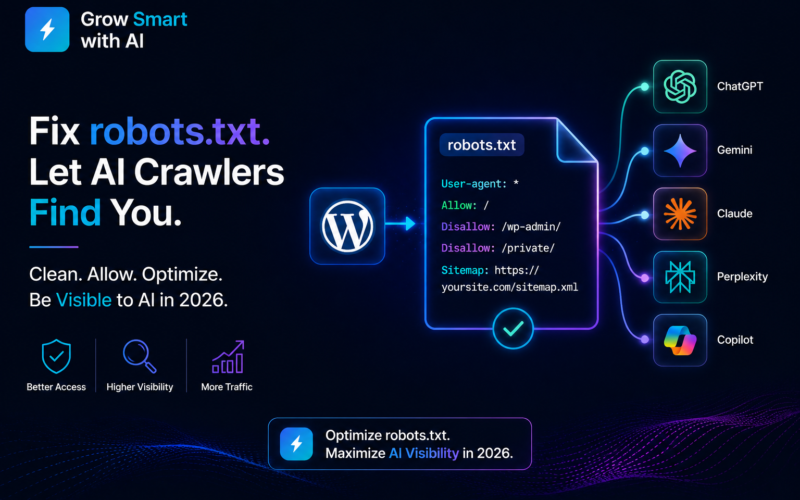 Fix robots.txt for AI visibility