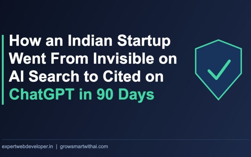 Cover image: How an Indian Startup Went From Invisible on AI Search to Cited on ChatGPT in 90 Days