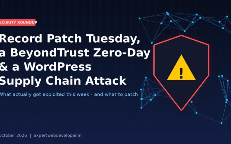 Security roundup October 2026: record Patch Tuesday, BeyondTrust zero-day and WordPress supply chain attack